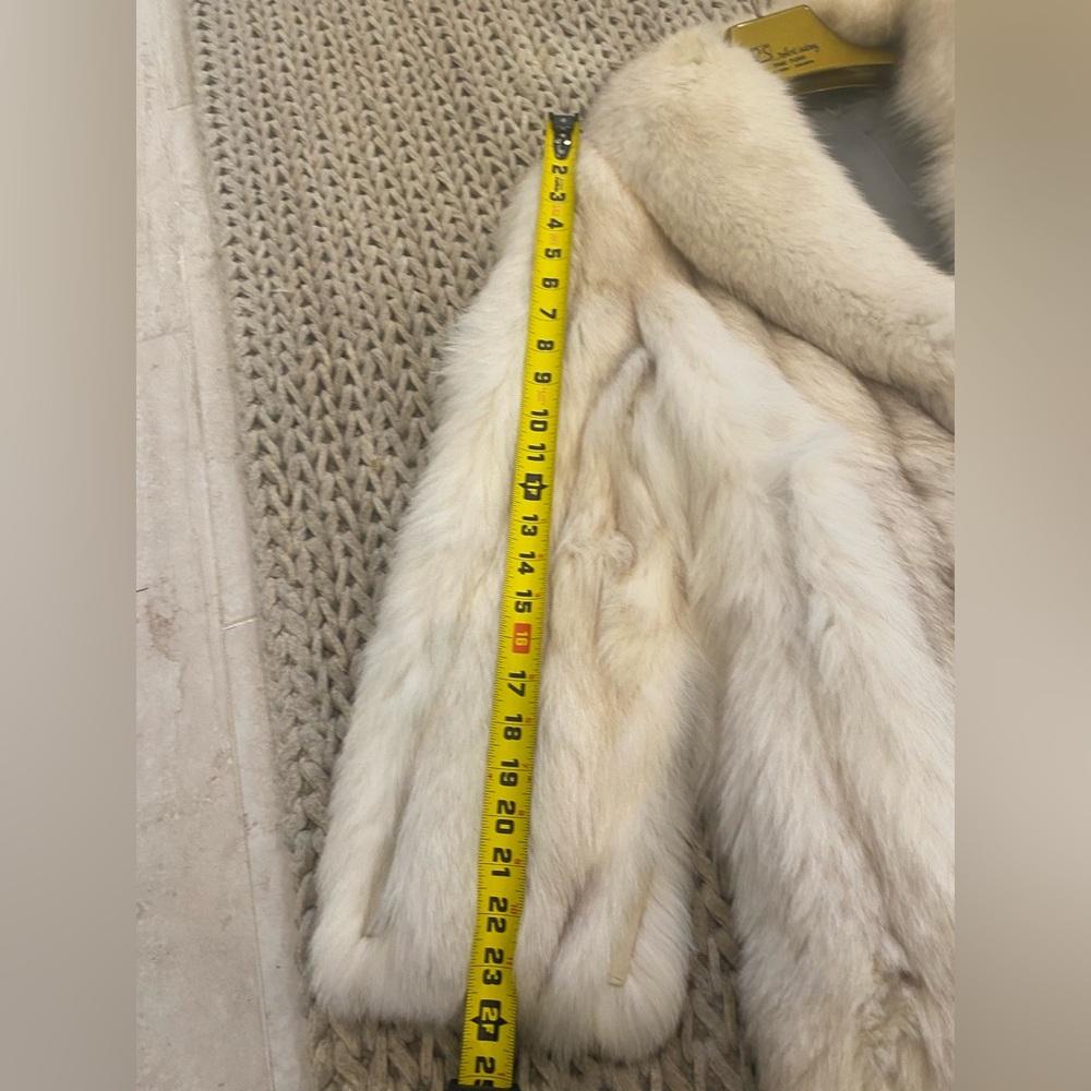 Robert Sidney Fine Furs Luxurious Cream Teddy Jacket - Picture 8 of 9